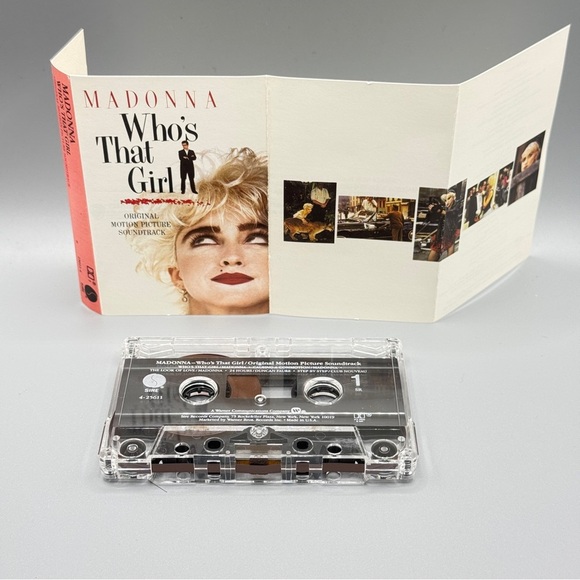 Madonna “Who’s That Girl” Soundtrack Cassette Tape – 1987 – Sire/Warner Bros - Picture 10 of 11